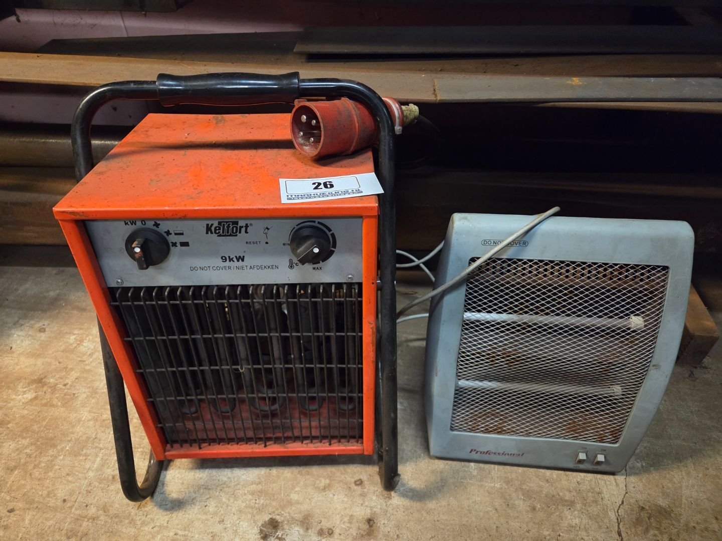 2 electrische kachels