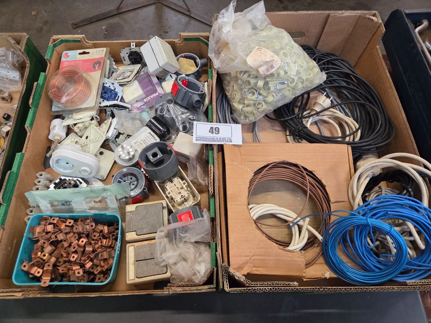 Partij installatie materiaal