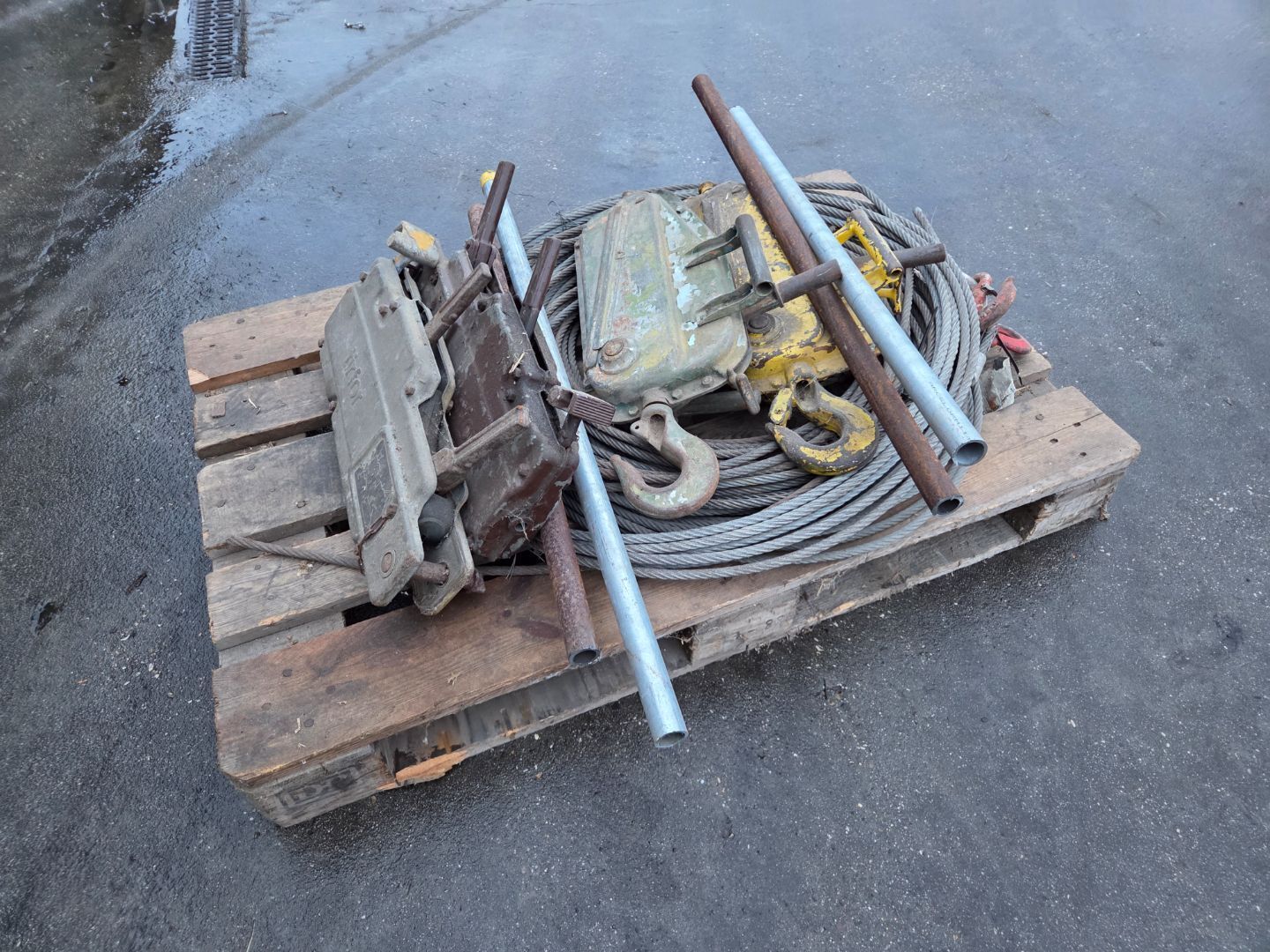 Tirfor takels 4 stuks