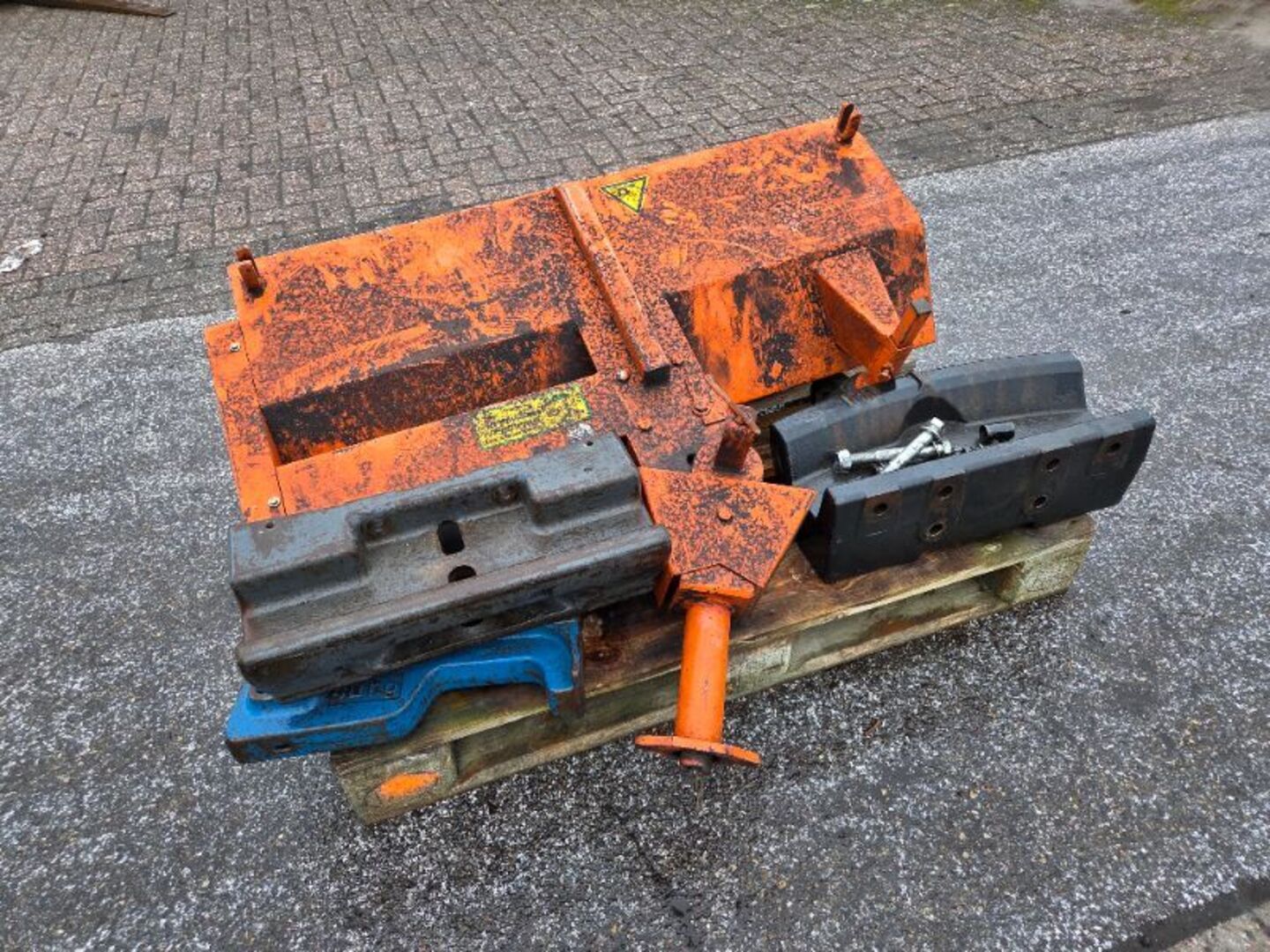 Gewichten + veegborstel