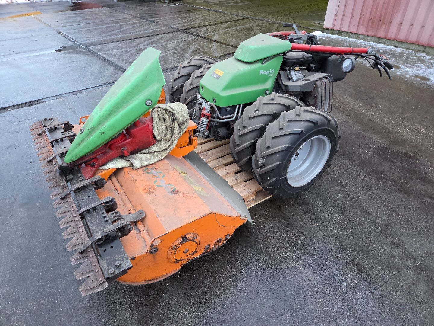 2 wielige maaitractor